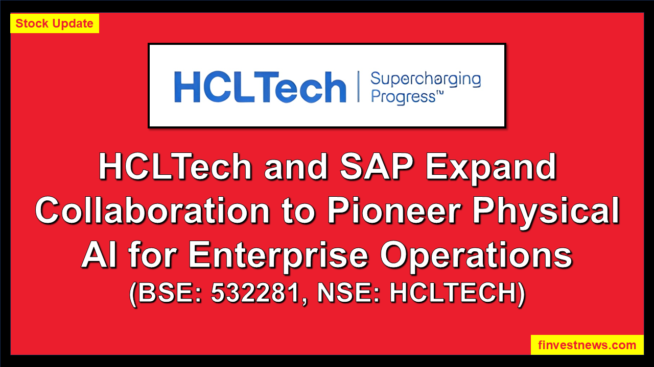HCLTech and SAP Expand Collaboration to Pioneer Physical AI for Enterprise Operations